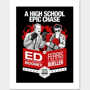 Ferris versus Rooney. Coloured Darkers Posters and Art